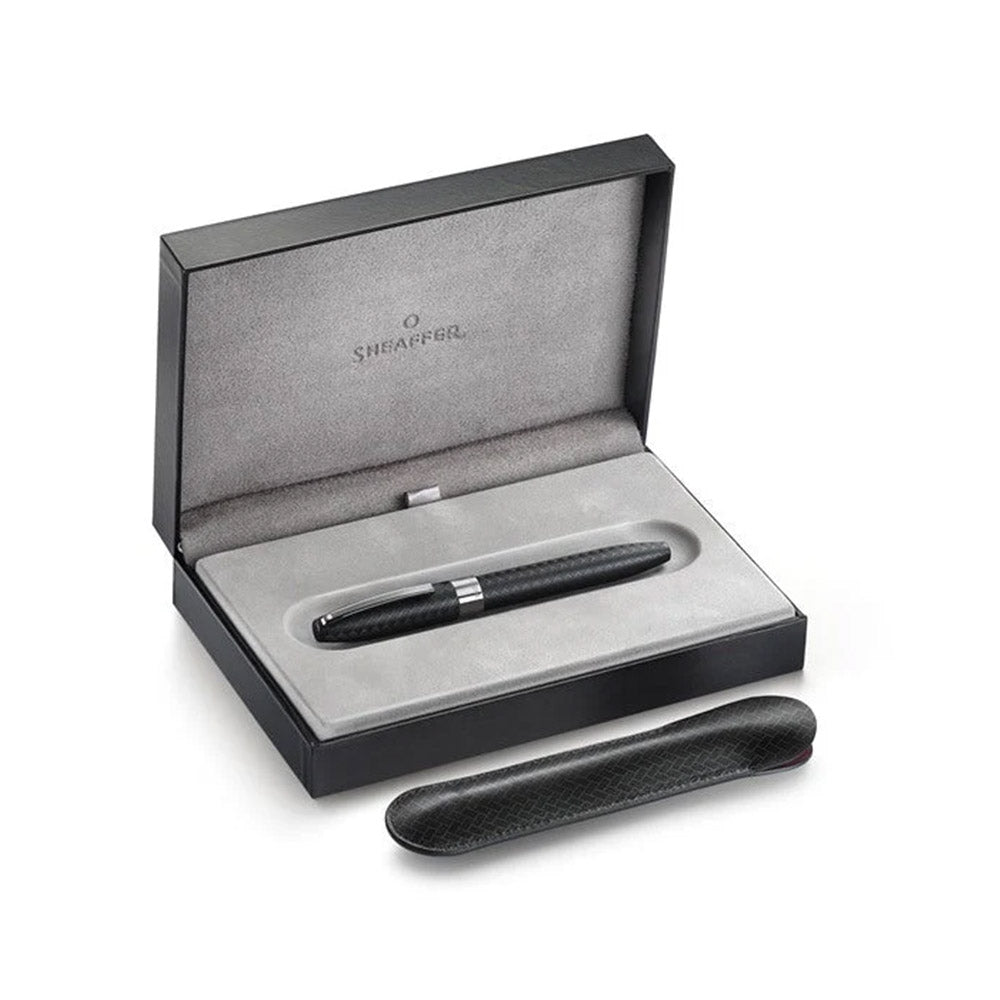 Sheaffer Legacy Chevron 9066 Rollerball Pen Matte Black with PVD Gunmetal Trims