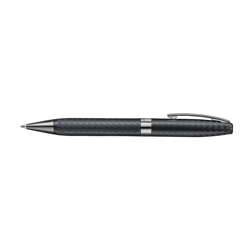 Sheaffer Legacy Chevron 9066 Ballpoint Pen Matte Black with PVD Gunmetal Trims