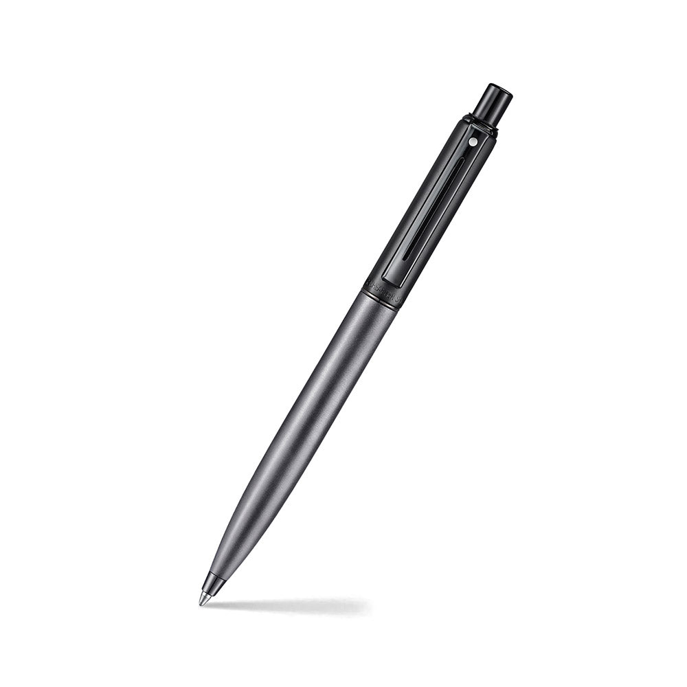 Sheaffer Sentinel 336 Ballpoint Pen Metallics Bicolor Satin Matt Black and Gunmetal with shiny PVD Trims