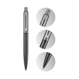 Sheaffer Sentinel 337 Ballpoint Pen Metallics Bicolor Satin Matt Gunmetal and Black with shiny PVD Trims