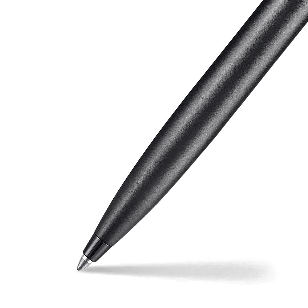 Sheaffer Sentinel 337 Ballpoint Pen Metallics Bicolor Satin Matt Gunmetal and Black with shiny PVD Trims