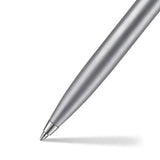 Sheaffer Sentinel 338 Ballpoint Pen Metallics Bicolor Satin Matt Gunmetal and Silver with shiny PVD Trims