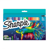 Sharpie Permanent Marker Pen Fine Point Assorted Set of 18