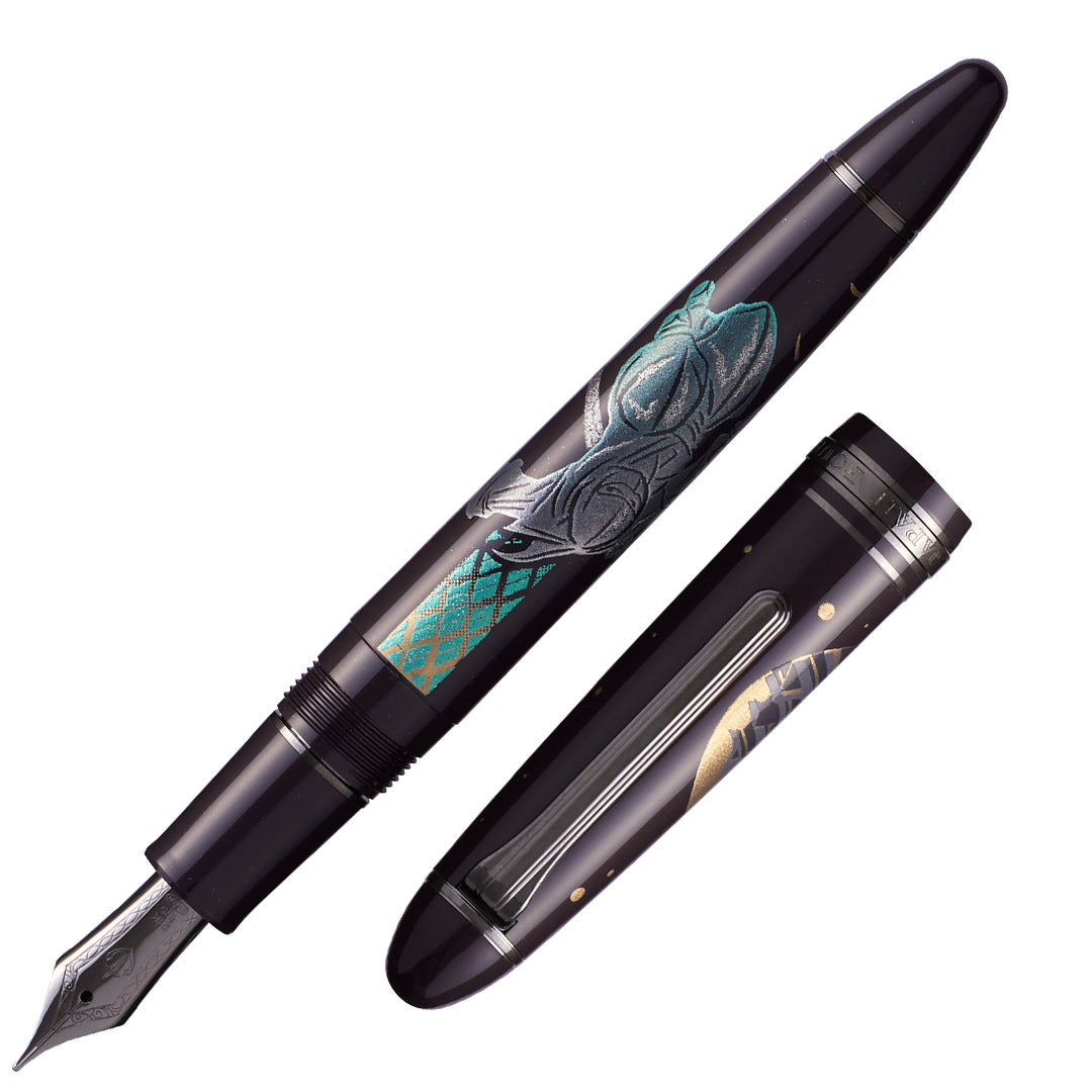 Sailor 1911 Large Fountain Pen Ninja Yuubi Maki-e Oshiro 21K Nib