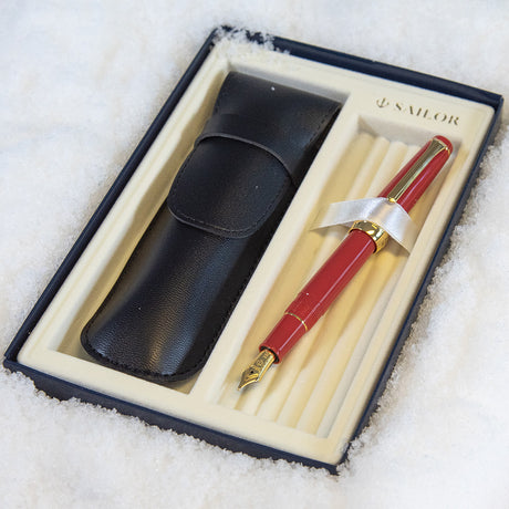 Sailor Professional Gear Slim Autumn Sky Fountain Pen and Pouch Gift Box