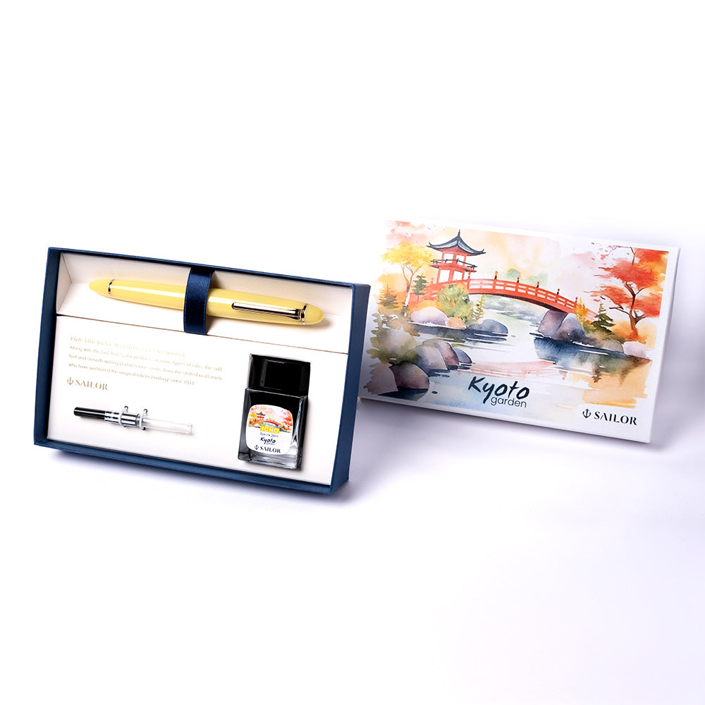 Sailor 1911 Large Fountain Pen Ringless Kyoto Garden Icho Limited Edition