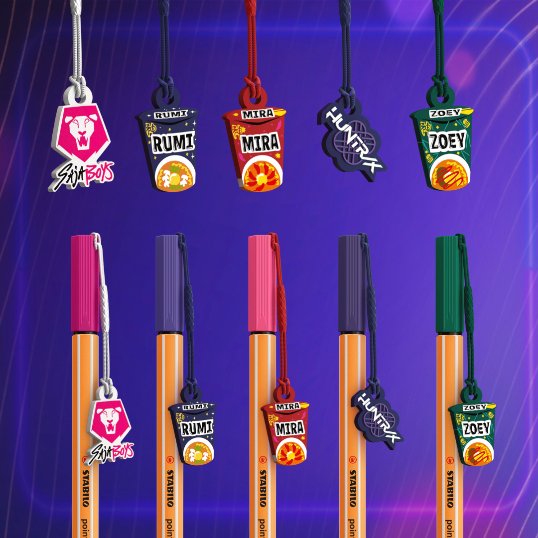 STABILO point 88 x KPop Demon Hunters Set of 10 Assorted Characters Designs