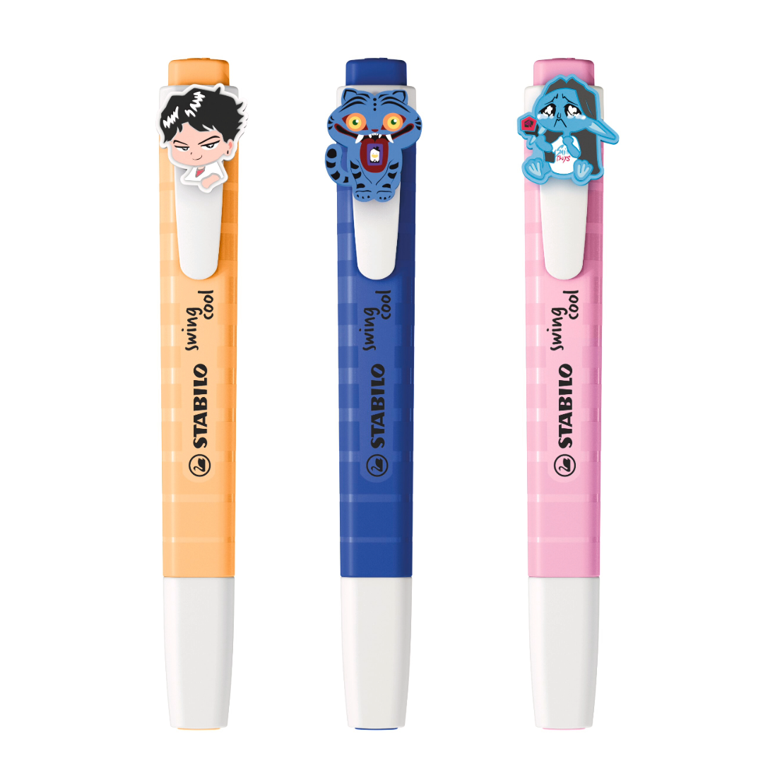 STABILO swing cool x KPop Demon Hunters Set of 3 Derpy, Sussie, Jinu