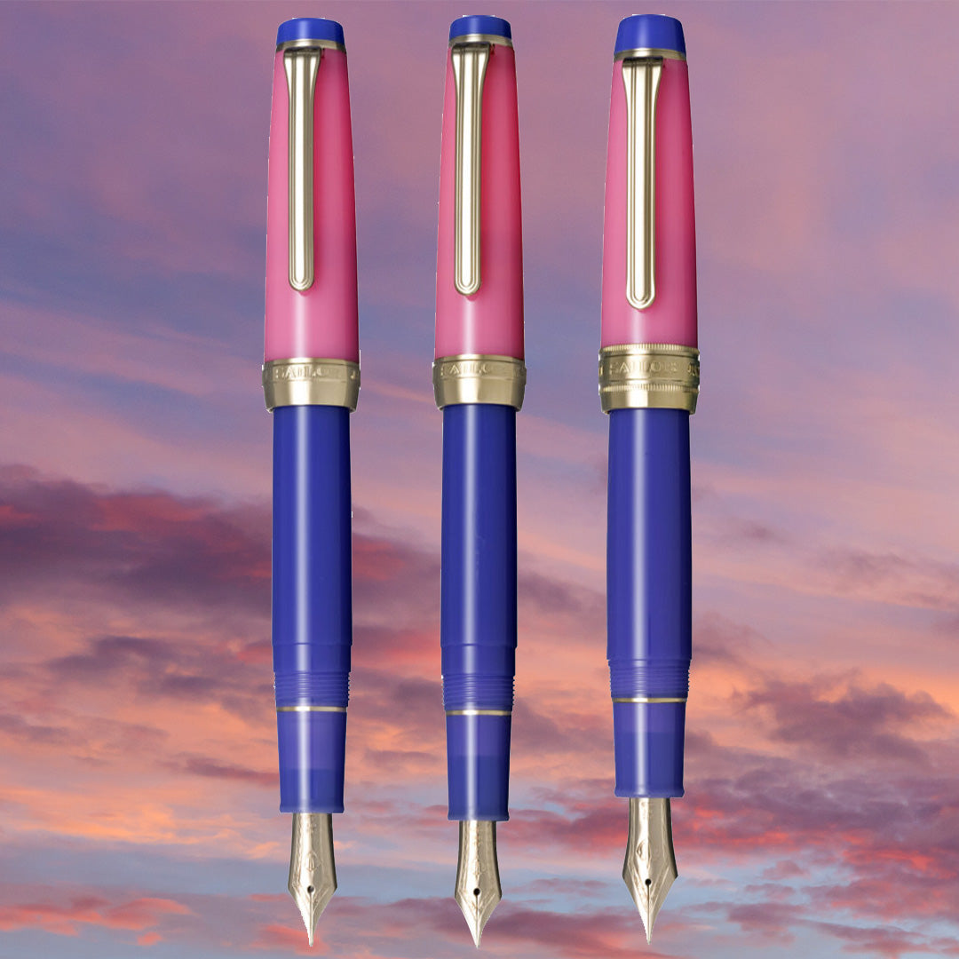 Sailor Professional Gear King of Pens Fountain Pen Spring Sky 21K Nib