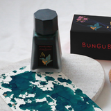 Esterbrook x BUNGU Box Kingfisher Edition Teal Fountain Pen Ink