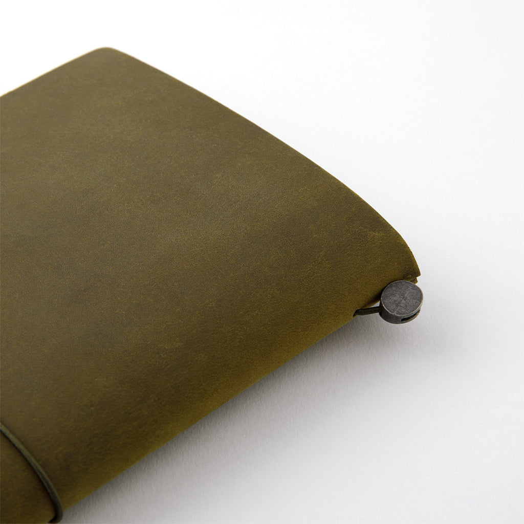 TRAVELER'S COMPANY Traveler's Notebook Leather Olive by TRAVELER'S COMPANY at Cult Pens