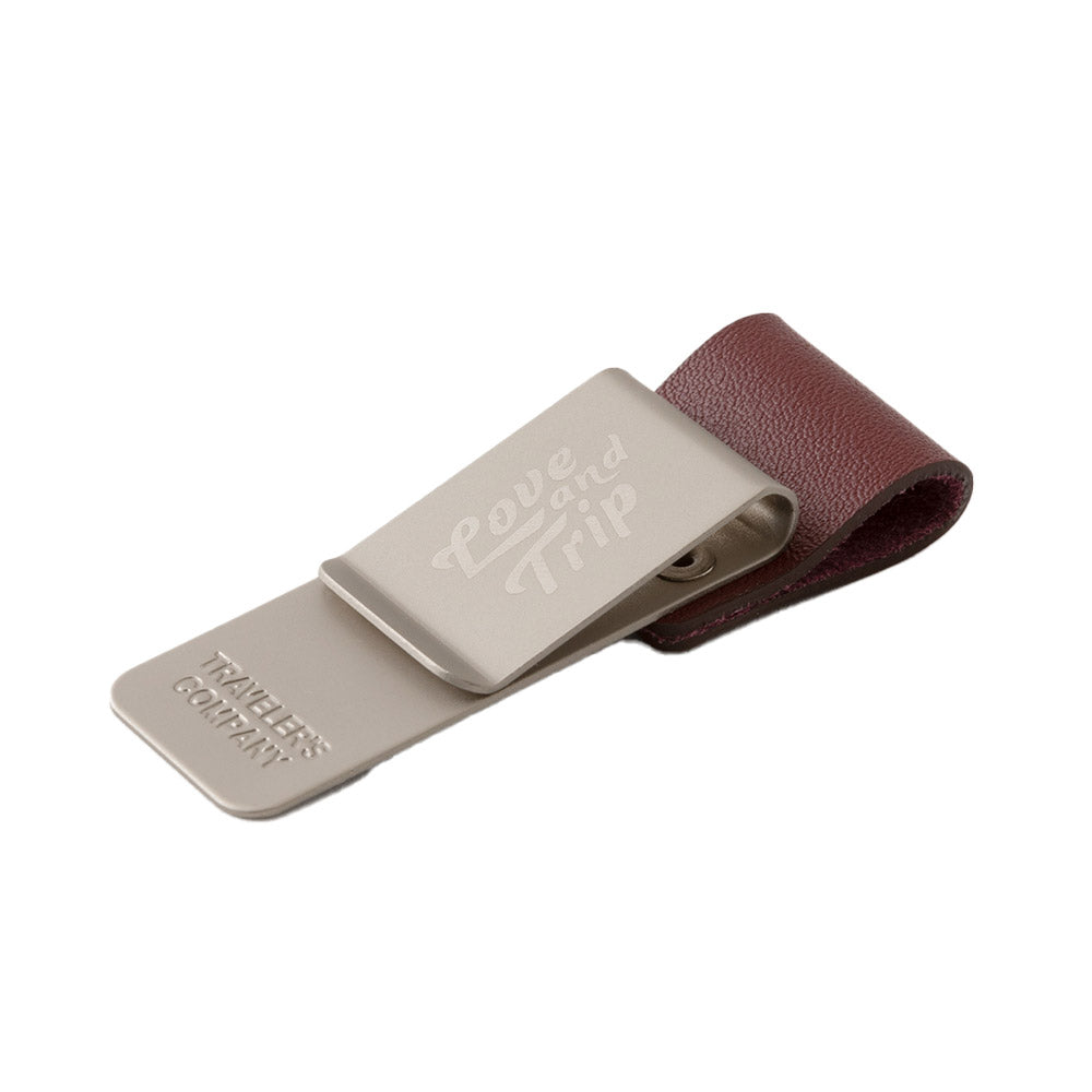 TRAVELER'S COMPANY Pen Holder LOVE AND TRIP Red