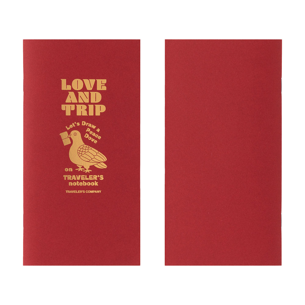 TRAVELER'S COMPANY Notebook Refill LOVE AND TRIP