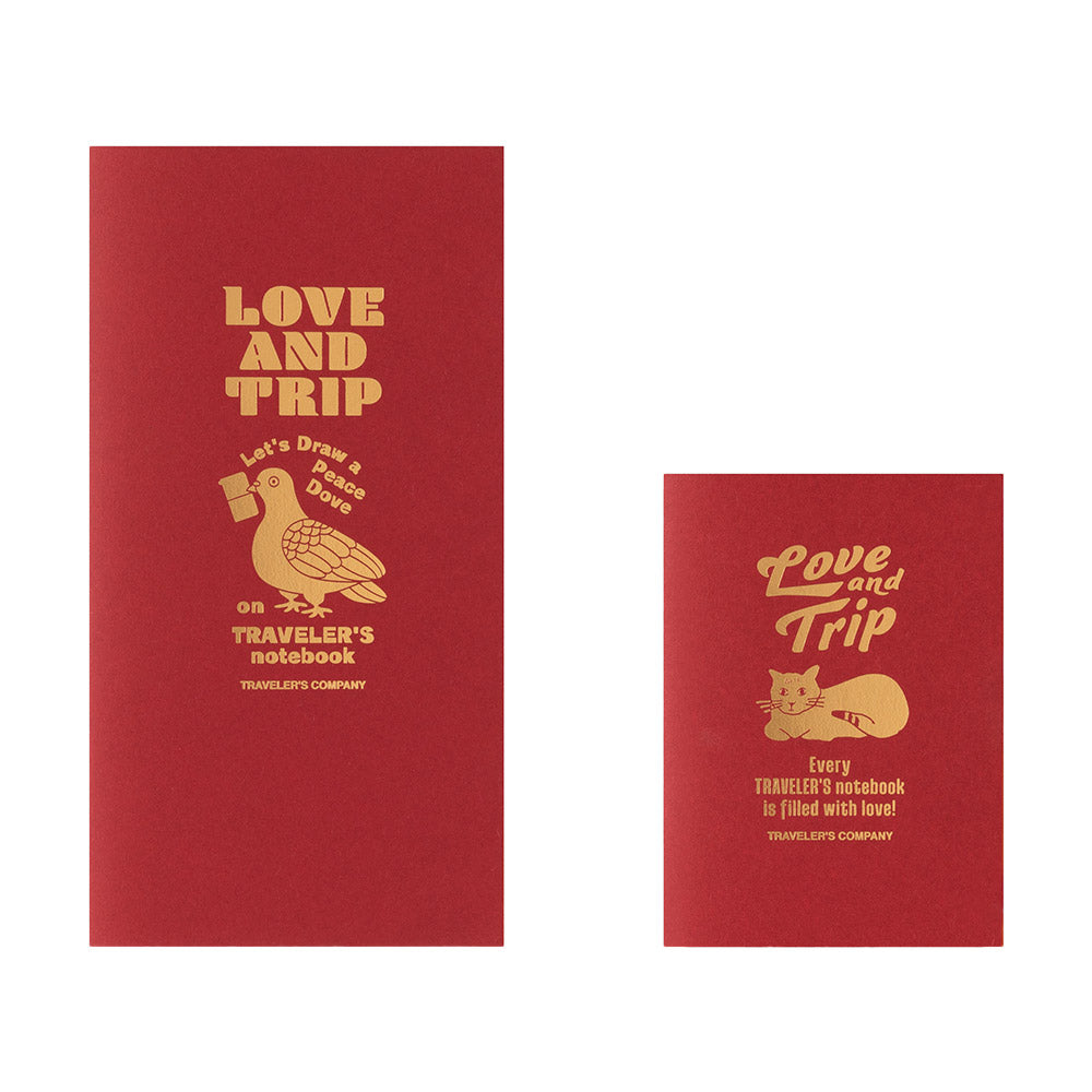 TRAVELER'S COMPANY Notebook Refill LOVE AND TRIP
