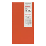 TRAVELER'S Company 2027 Notebook Refill Monthly