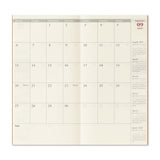 TRAVELER'S Company 2027 Notebook Refill Monthly