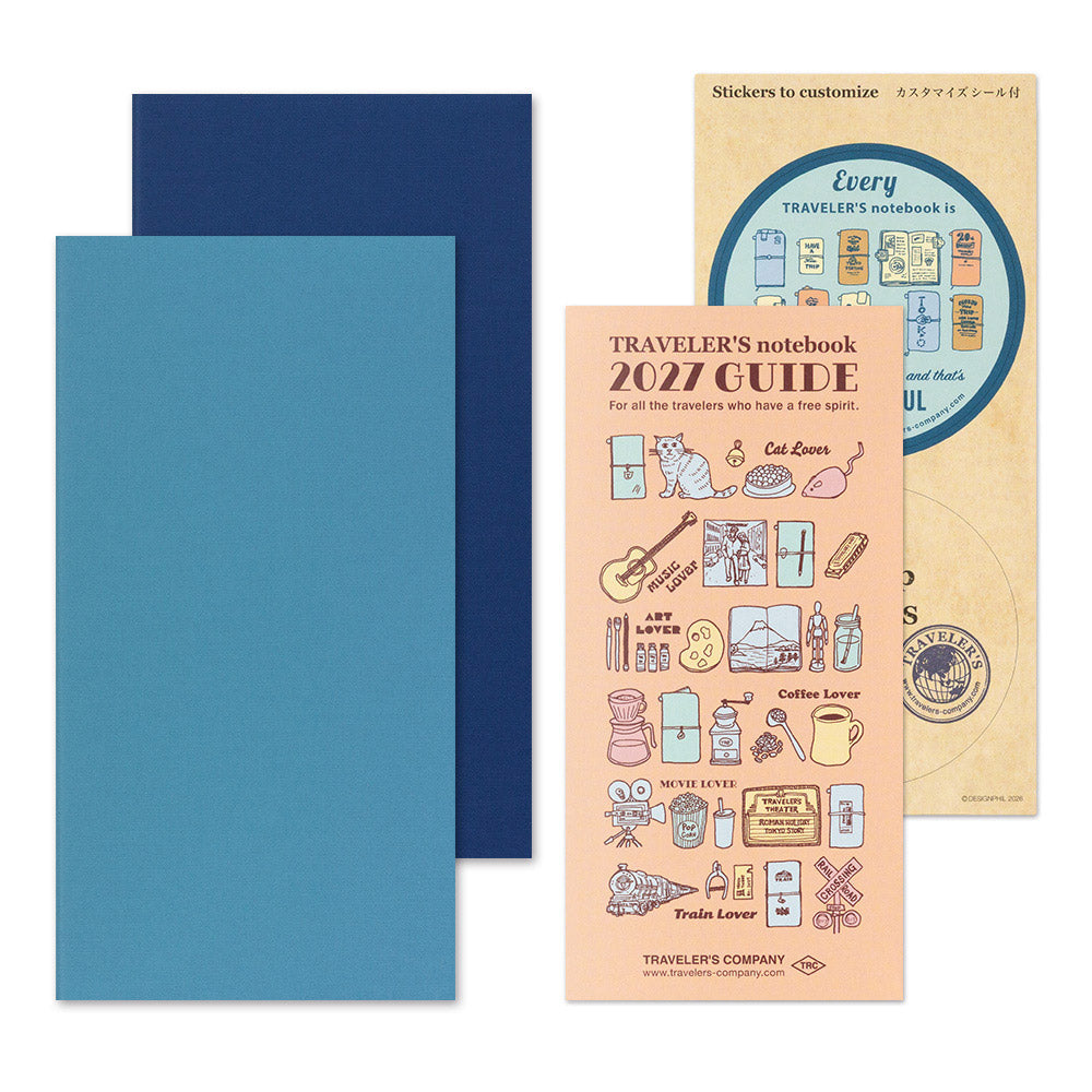 TRAVELER'S Company 2027 Notebook Refill Weekly & Memo