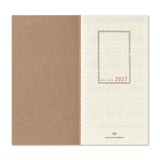 TRAVELER'S Company 2027 Notebook Refill Weekly & Memo