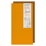 TRAVELER'S Company 2027 Notebook Refill Weekly Vertical