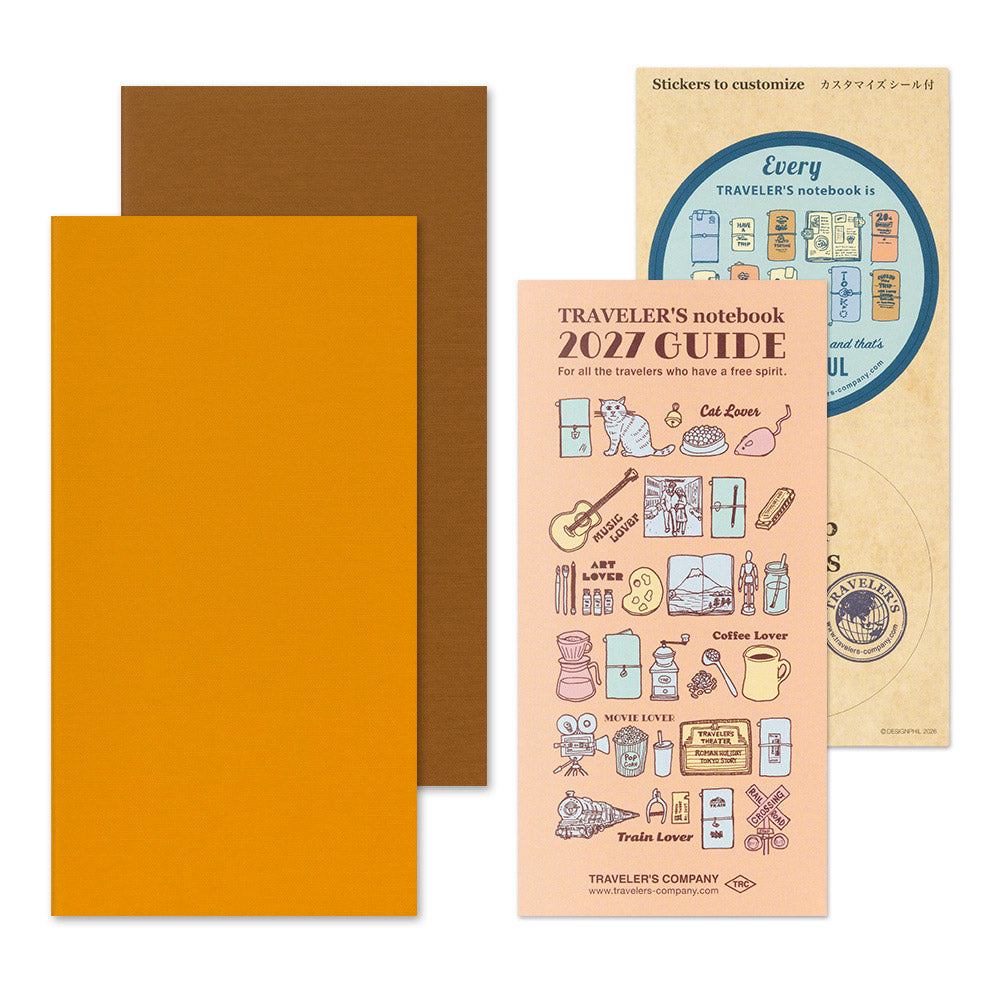 TRAVELER'S Company 2027 Notebook Refill Weekly Vertical