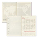 TRAVELER'S Company 2027 Notebook Passport Size Refill Monthly