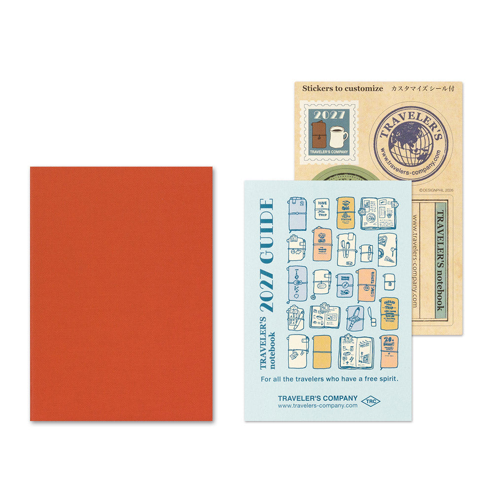 TRAVELER'S Company 2027 Notebook Passport Size Refill Monthly