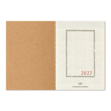 TRAVELER'S Company 2027 Notebook Passport Size Refill Weekly