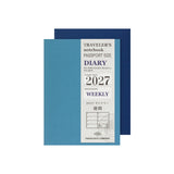 TRAVELER'S Company 2027 Notebook Passport Size Refill Weekly