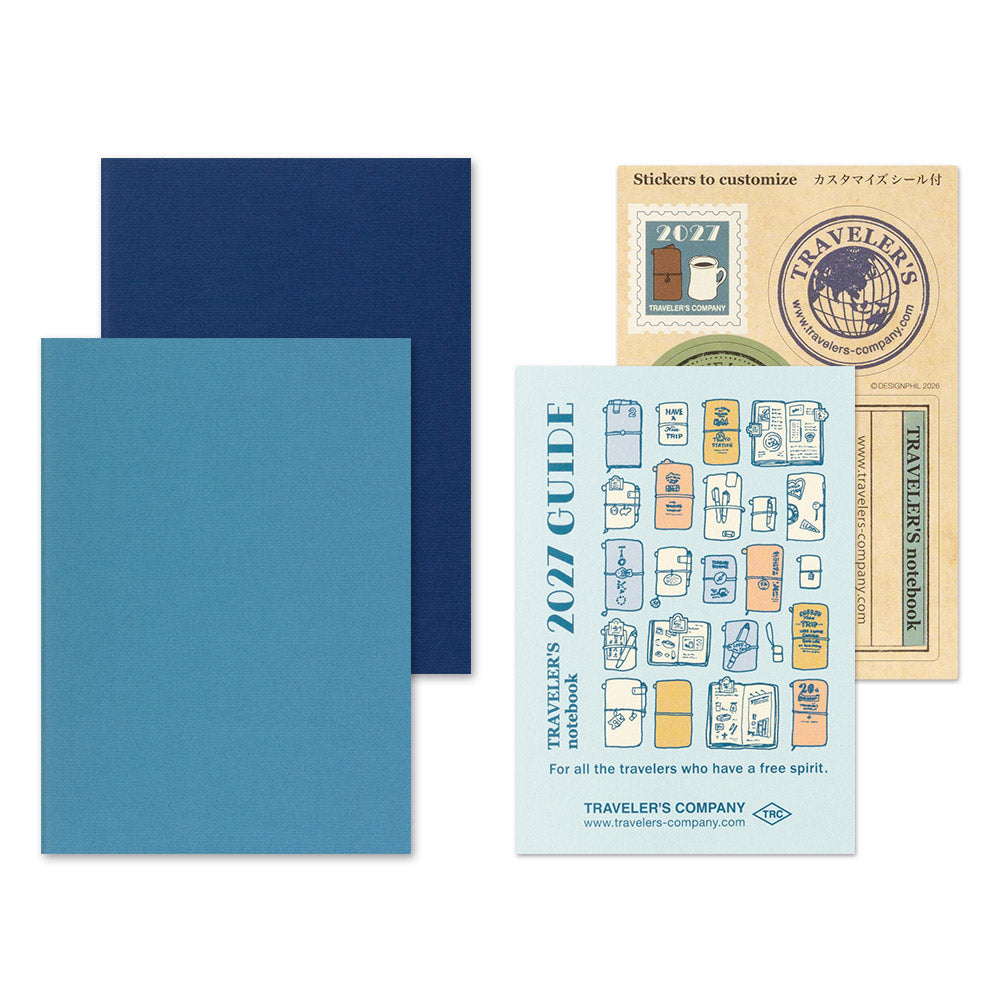 TRAVELER'S Company 2027 Notebook Passport Size Refill Weekly