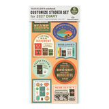 TRAVELER'S Company Customized Sticker Set for Diary 2027