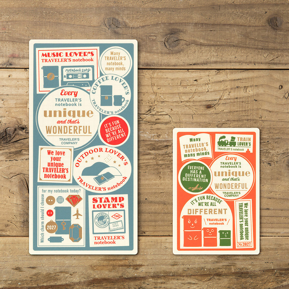 TRAVELER'S Company Notebook Passport Size Plastic Sheet 2027