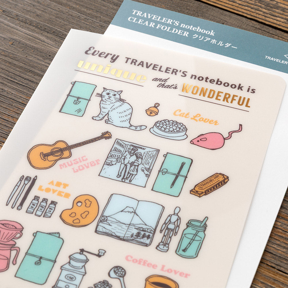 TRAVELER'S Company Notebook Clear Folder 2027