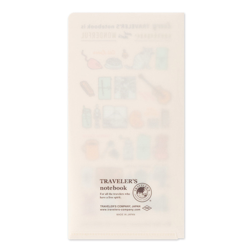 TRAVELER'S Company Notebook Clear Folder 2027