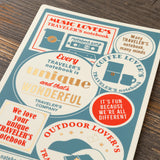 TRAVELER'S Company Notebook Plastic Sheet 2027