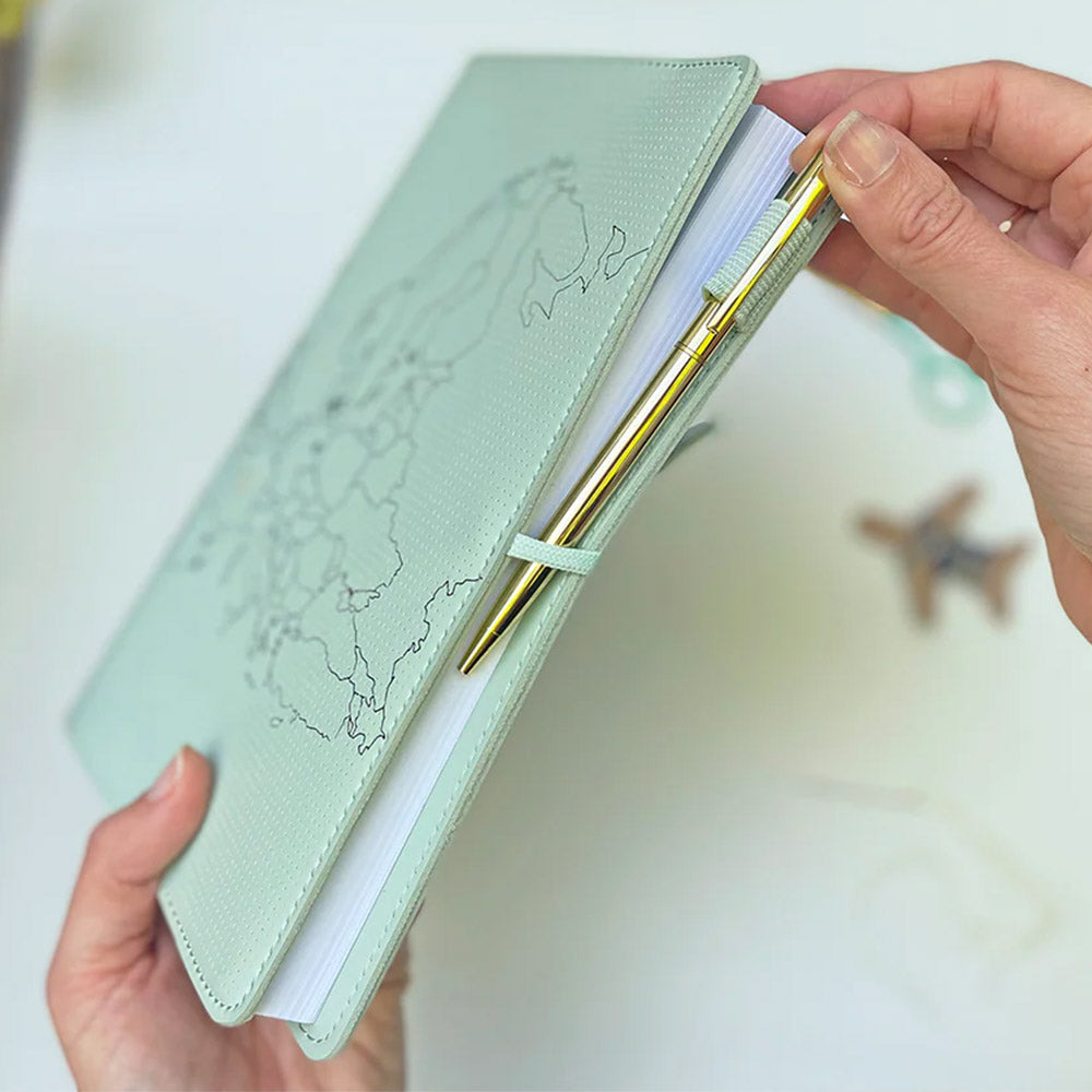 Ball Thread Notebooks Chasing Threads Stitch Europe Travel Notebook Mint