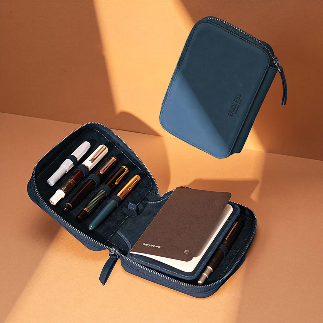 Endless Companion 10-Pen Pouch Blue