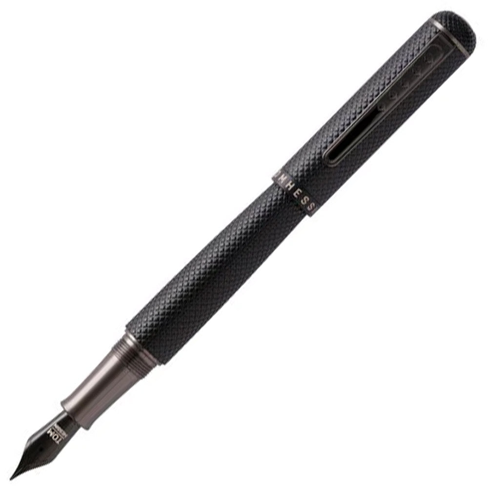 Tom Hessin Charles 1870 Gherkin Fountain Pen All Black
