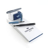 Tom Hessin Charles 1870 Gherkin Fountain Pen Monument Grey