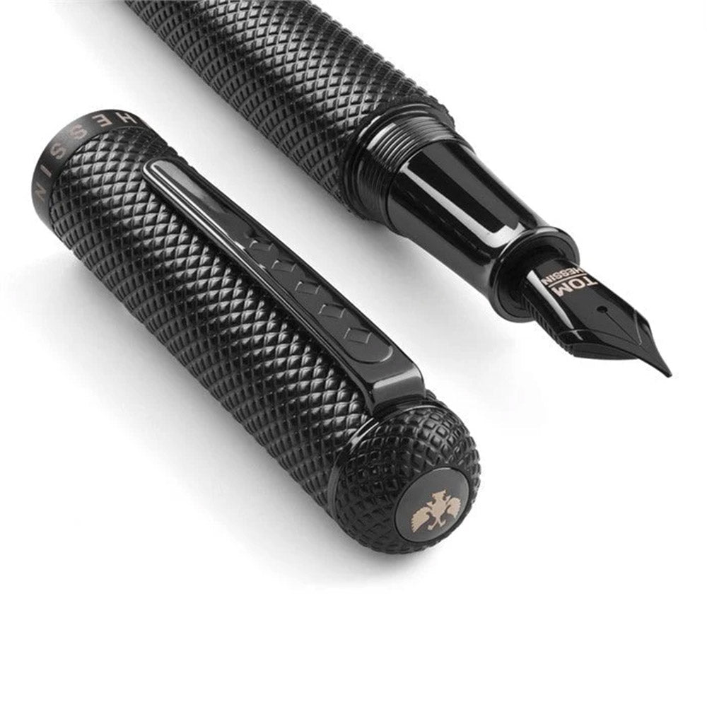 Tom Hessin Charles 1870 Gherkin Fountain Pen All Black