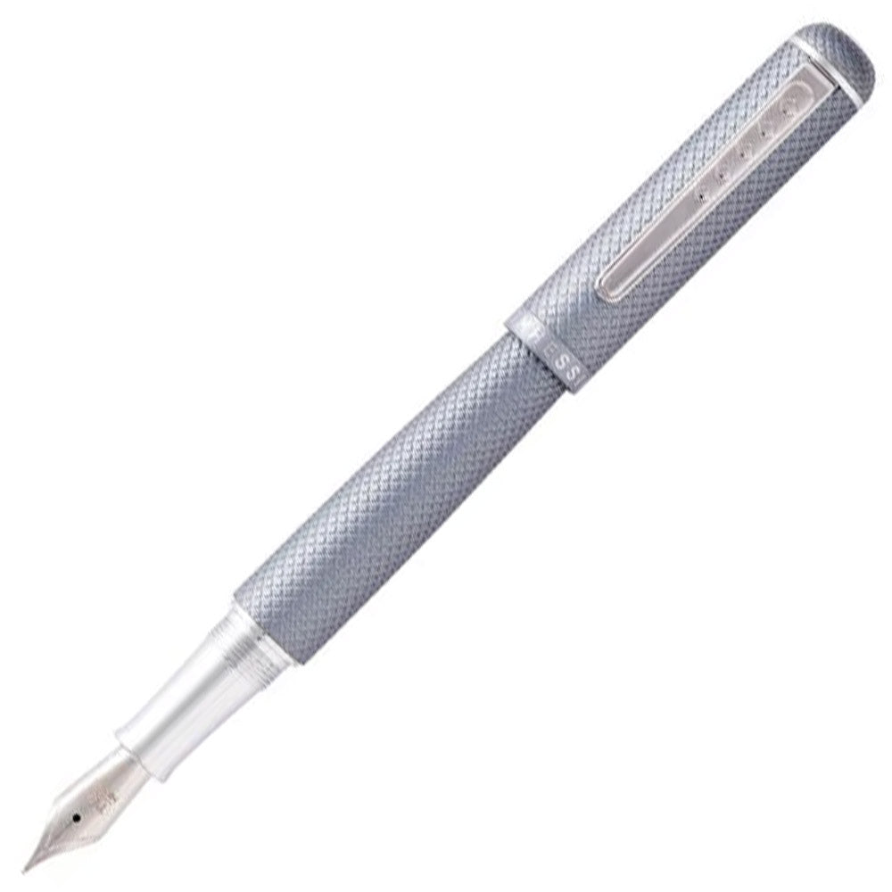 Tom Hessin Charles 1870 Gherkin Fountain Pen Monument Grey