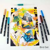 Tombow ABT Set Of 6 + Water Brush