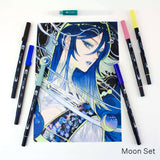 Tombow ABT Set Of 6 + Water Brush