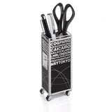 Troika Pen Holder In-Flight Service Trolley Matt Black/White