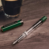 TWSBI Eco Fountain Pen Irish Green with Onyx
