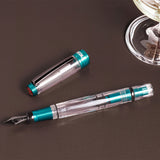 TWSBI Diamond 580ALR Fountain Pen Caribbean with Onyx