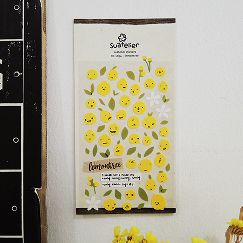 Lemon Tree Sticker Suatelier Sticker Lemon Tree (1054)