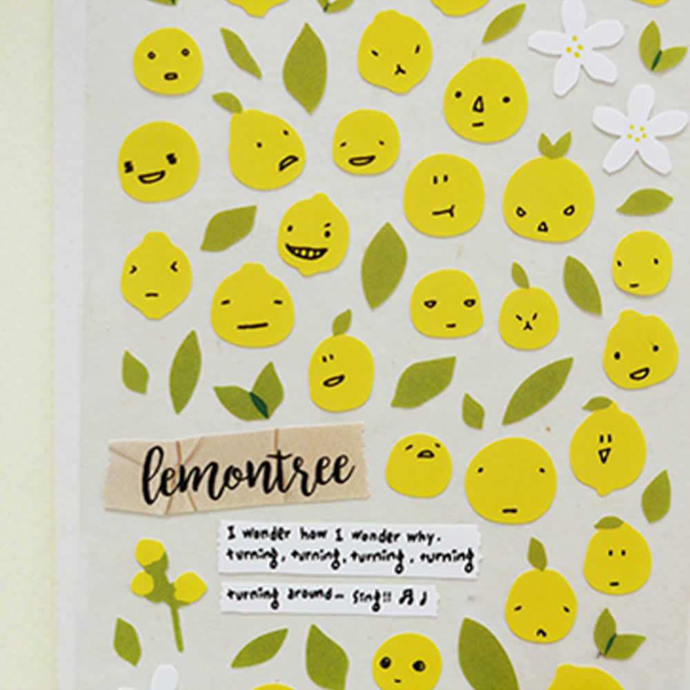 Lemon Tree Sticker Suatelier Sticker Lemon Tree (1054)