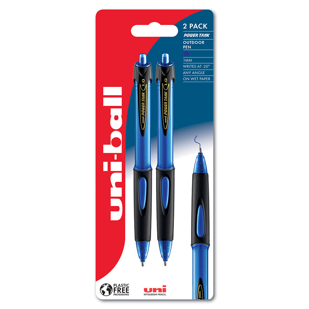 Uni-ball Power Tank Retractable Ballpoint Pens - 1.0mm Black Ink, 12 Pack, All-Weather & Zero-Gravity Use - View #4