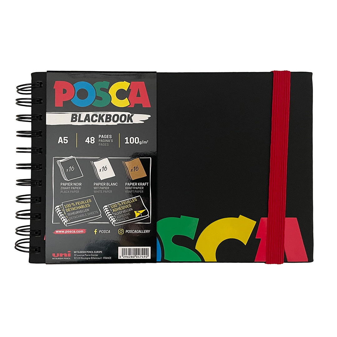 Uni POSCA Black Blackbook