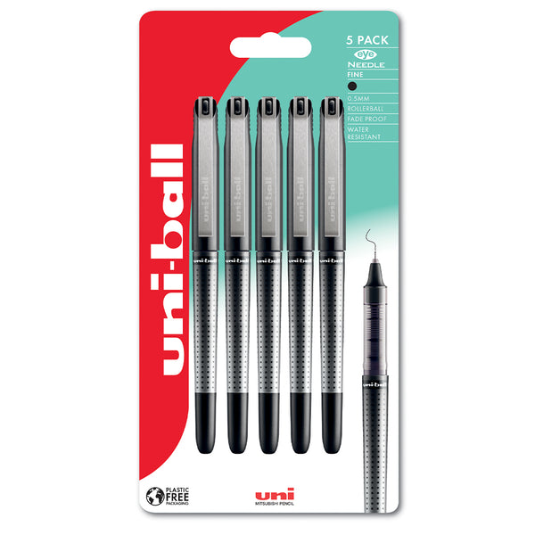 uni-ball EYE Needlepoint UB-185S Set of Black